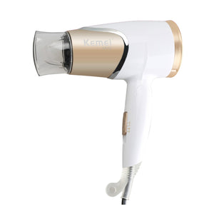 KM-6832 Mini Home Hair Dryer 1800W high-power ultra-quiet anion Personal care appliances EU Plug 220 Voltage White hair dryer