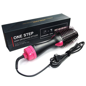 Tangle Hairbrush Detangling Comb for Hair One Step Hair Blower and Volumizer Brush 3 In 1 Dryer Straightener Curler Styling Comb