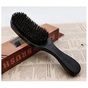 1pcs Wood handle Anti-static Hair Brush Comb Styling Tools Bristle Wave Brush Hair Comb Hair Beard Comb Large Curved Comb Women