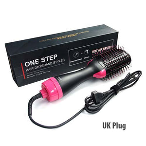 Tangle Hairbrush Detangling Comb for Hair One Step Hair Blower and Volumizer Brush 3 In 1 Dryer Straightener Curler Styling Comb