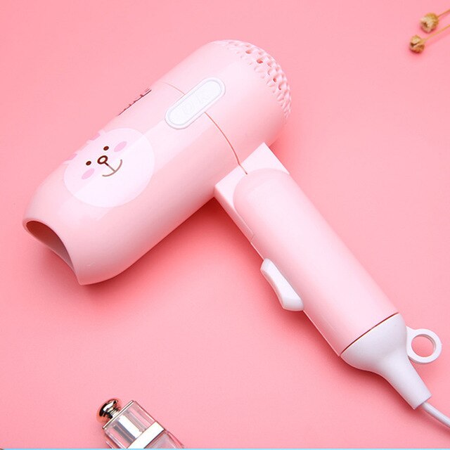 ITAS77019 Cartoon Fashion Hair Dryer Student Dormitory Home Appliances Hair Dryer Portable, Compact and Foldable High Power