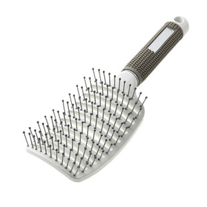 Hair Scalp Massage Comb Hairbrush Bristle Nylon Women Wet Curly Detangle Hair Brush for Salon Hairdressing Styling Tools