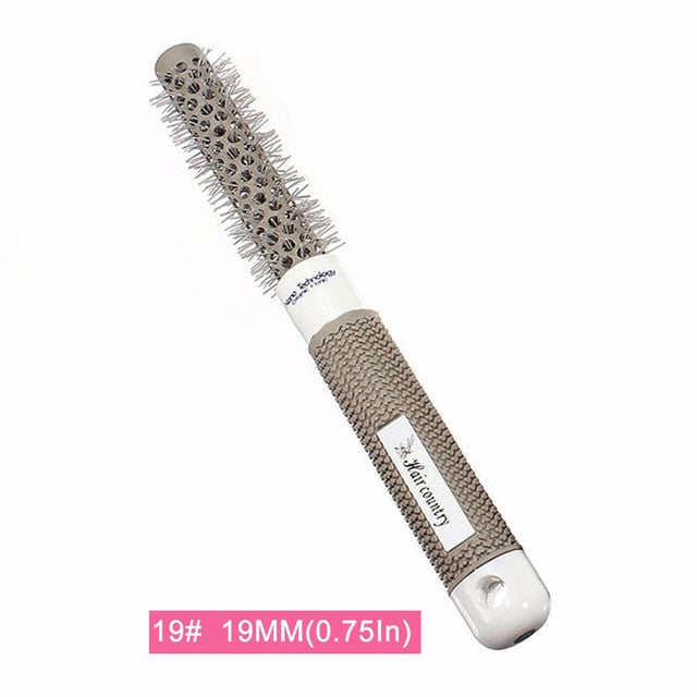 Vaclav 6 Size Hair Brush Nano Hairbrush Thermal Ceramic Ion Round Barrel Comb Hairdressing Hair Salon Styling Drying Curling