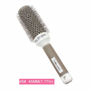 Vaclav 6 Size Hair Brush Nano Hairbrush Thermal Ceramic Ion Round Barrel Comb Hairdressing Hair Salon Styling Drying Curling