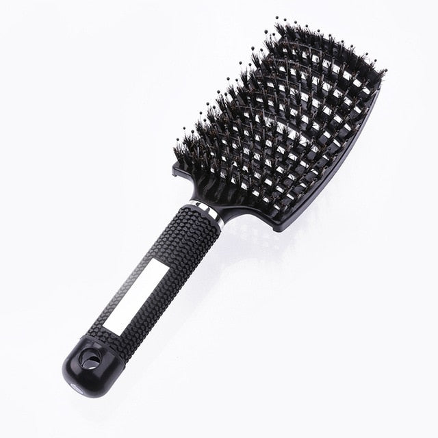 Hair Scalp Massage Comb Hairbrush Bristle Nylon Women Wet Curly Detangle Hair Brush for Salon Hairdressing Styling Tools