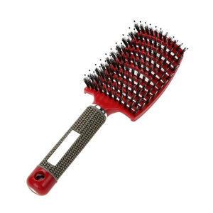 Hair Scalp Massage Comb Hairbrush Bristle Nylon Women Wet Curly Detangle Hair Brush for Salon Hairdressing Styling Tools