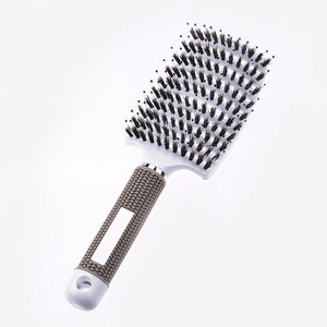 Hair Scalp Massage Comb Hairbrush Bristle Nylon Women Wet Curly Detangle Hair Brush for Salon Hairdressing Styling Tools