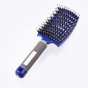 Hair Scalp Massage Comb Hairbrush Bristle Nylon Women Wet Curly Detangle Hair Brush for Salon Hairdressing Styling Tools