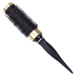 5 size Ceramic Iron Hair Brush Anti-static High Temperature Resistant Round Barrel Comb Hairstyling Drying Curling Tool